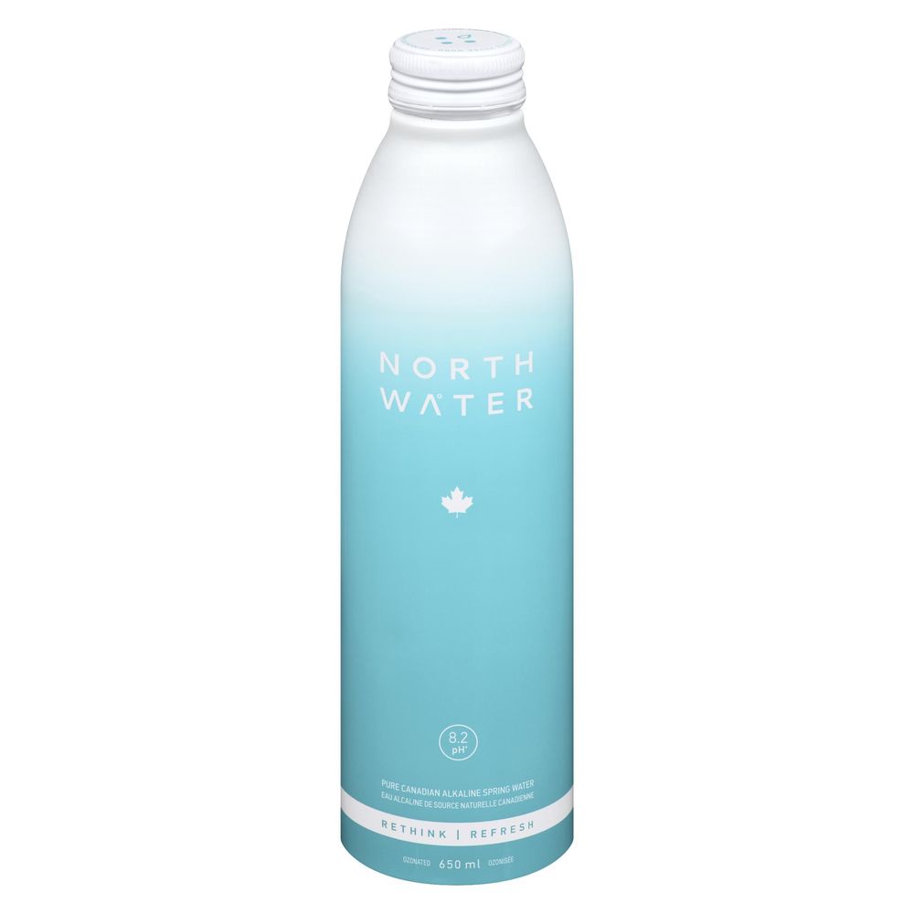 North Water Alkaline Spring Water, 650 Ml
