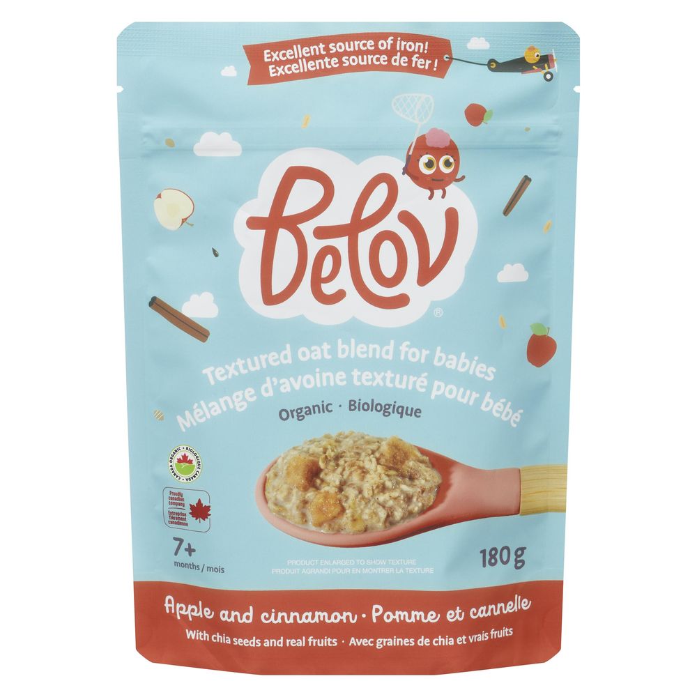 Belov Textured Apple And Cinnamon Oat Blend For Baby, 180 G