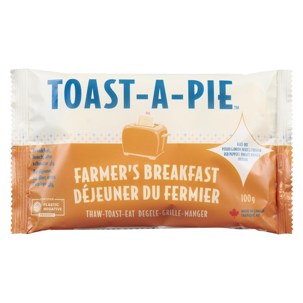 Toast-a- Pie Farmer's Breakfast Toaster Pastry, 100 G -- 10 Per Case