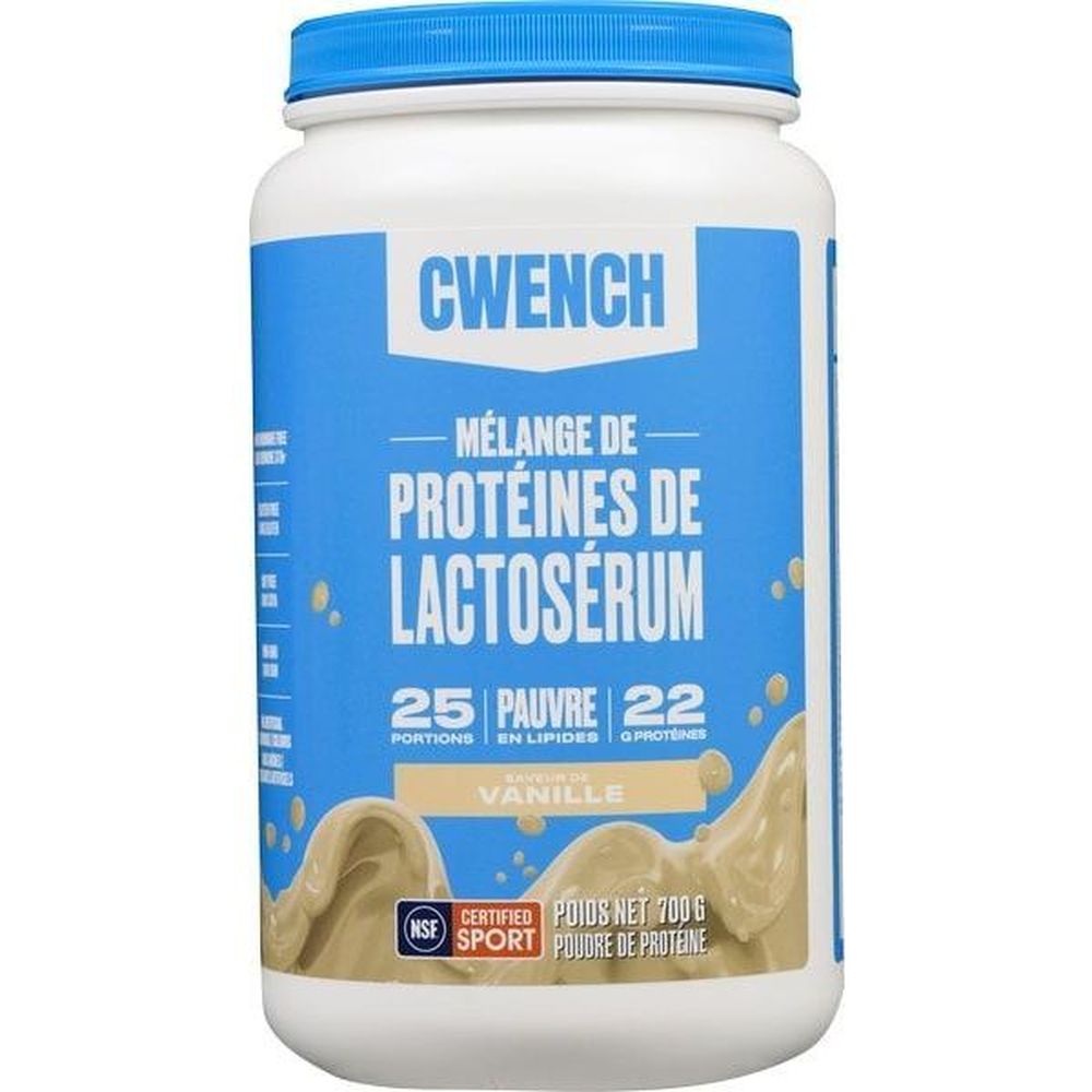 Cwench Hydration Vanilla Whey Protein Blend Powder, 700 G -- 6 Per Case