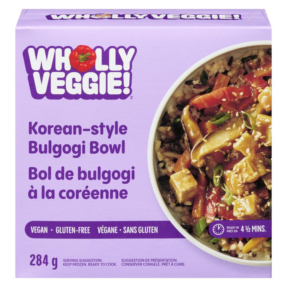 Wholly Veggie ,bol De Bulgogi À La Coréenne, 284 G
