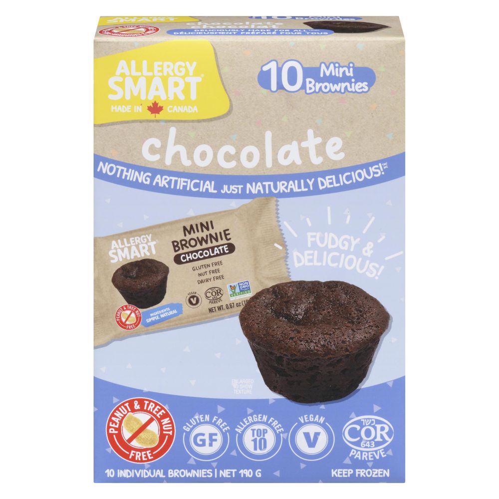 Allergy Smart ,mini Brownies, 190 G
