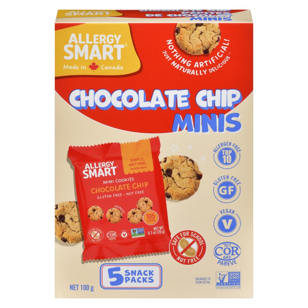 Allergy Smart ,biscuits Aux Pépites De Chocolat, 100 G