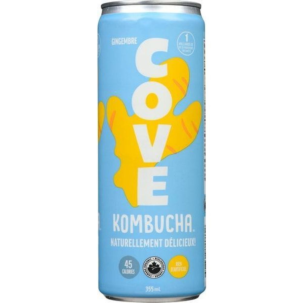 Cove Ginger Kombucha, 355 Ml -- 12 Per Case
