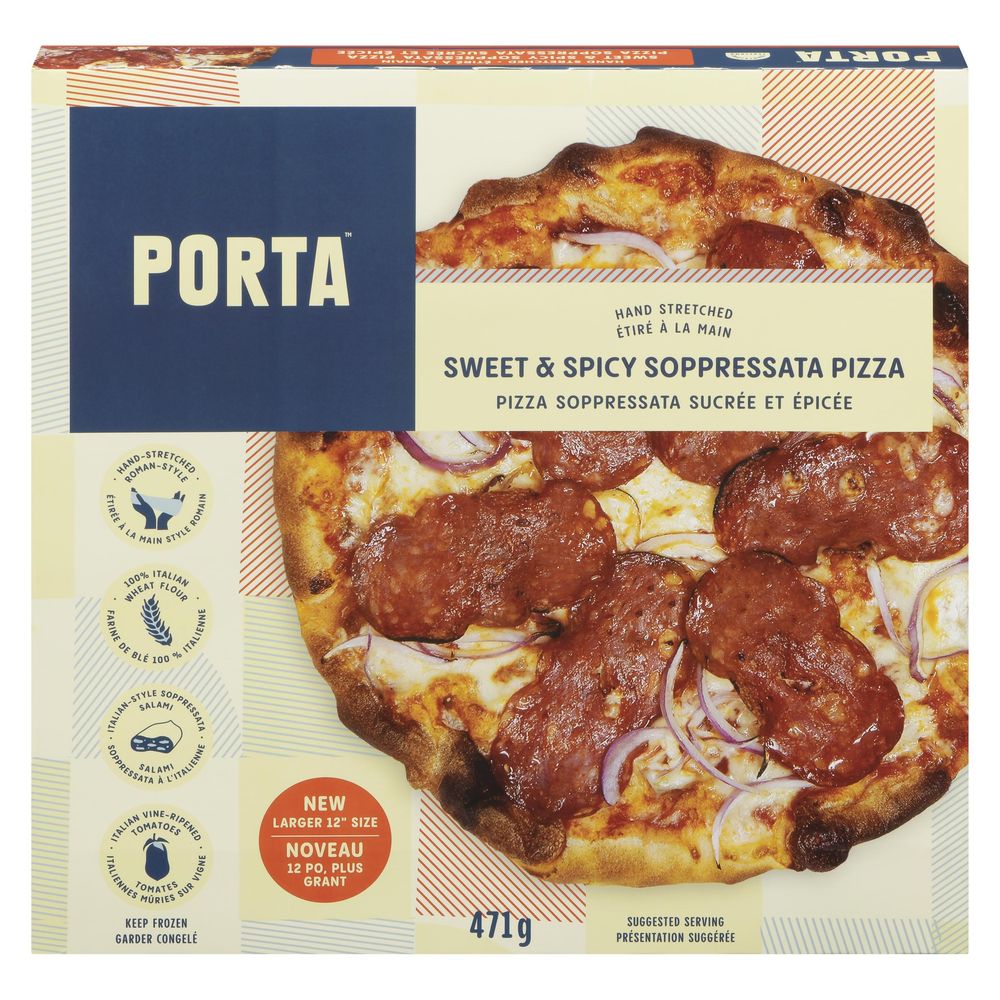 Porta Sweet And Spicy Soppressata Pizza, 471 G