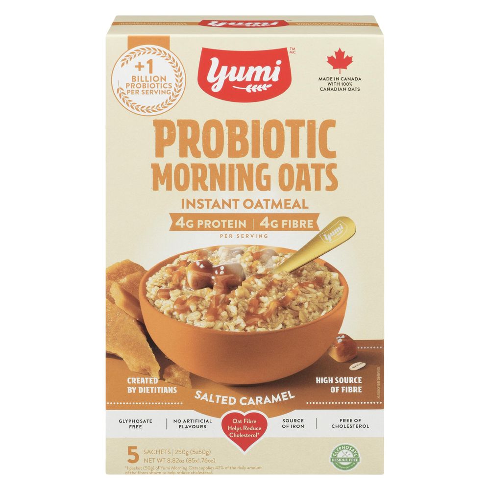 Yumi Salted Caramel Morning Oats, 264 G