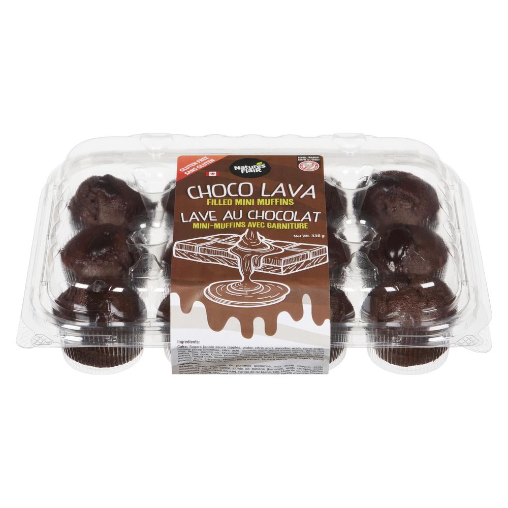 Nature's Flair Choco Lava Filled Mini Muffins, 336 G