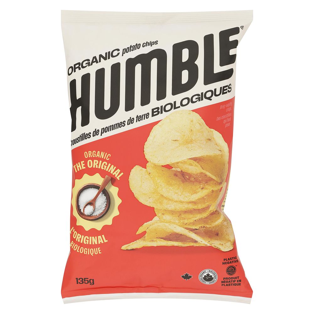 Humble Organic The Original Potato Chips, 135 G