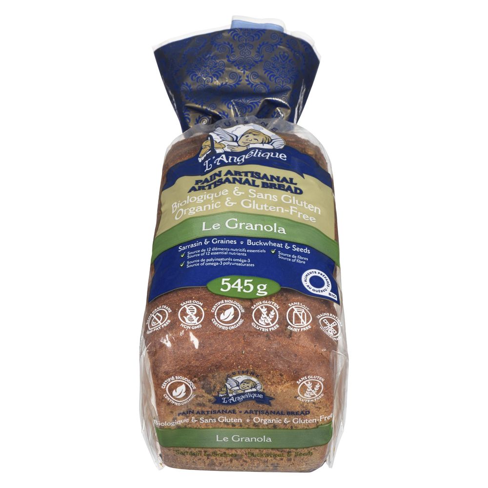 Cuisine L'angelique Organic Le Granola Artisanal Bread, 545 G