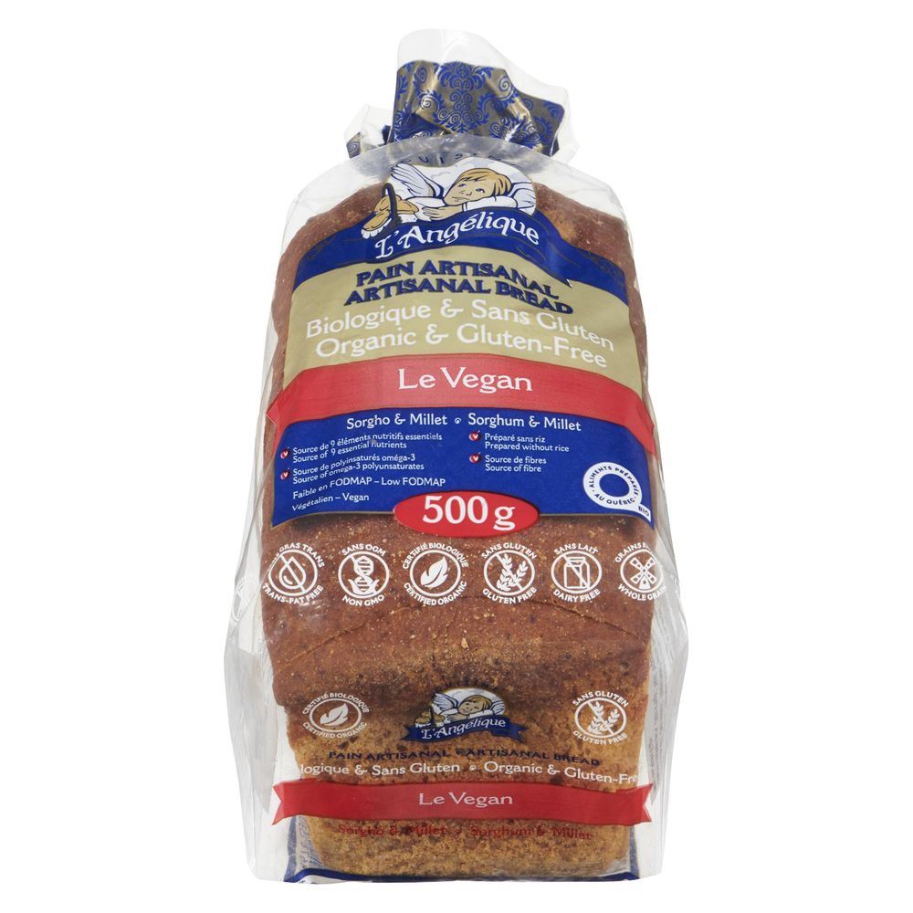 Cuisine L'angelique Organic Le Vegan Artisanal Bread, 500 G