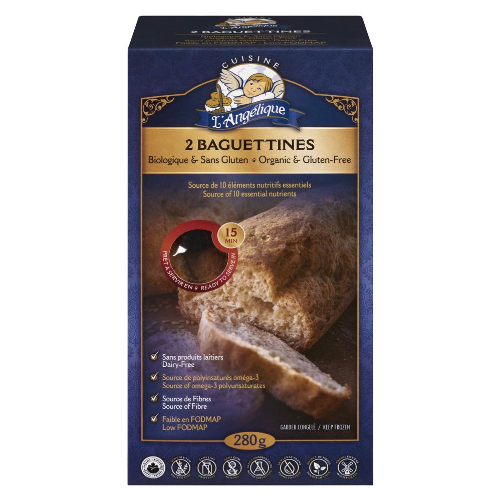 Cuisine L'angelique Organic Baguettines, 280 G