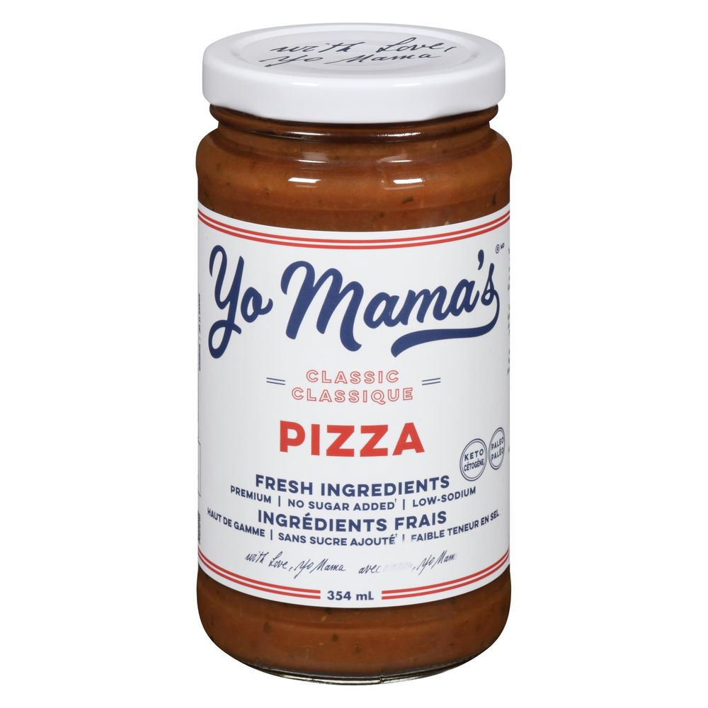 Yo Mama's Classic Pizza Sauce, 354 Ml