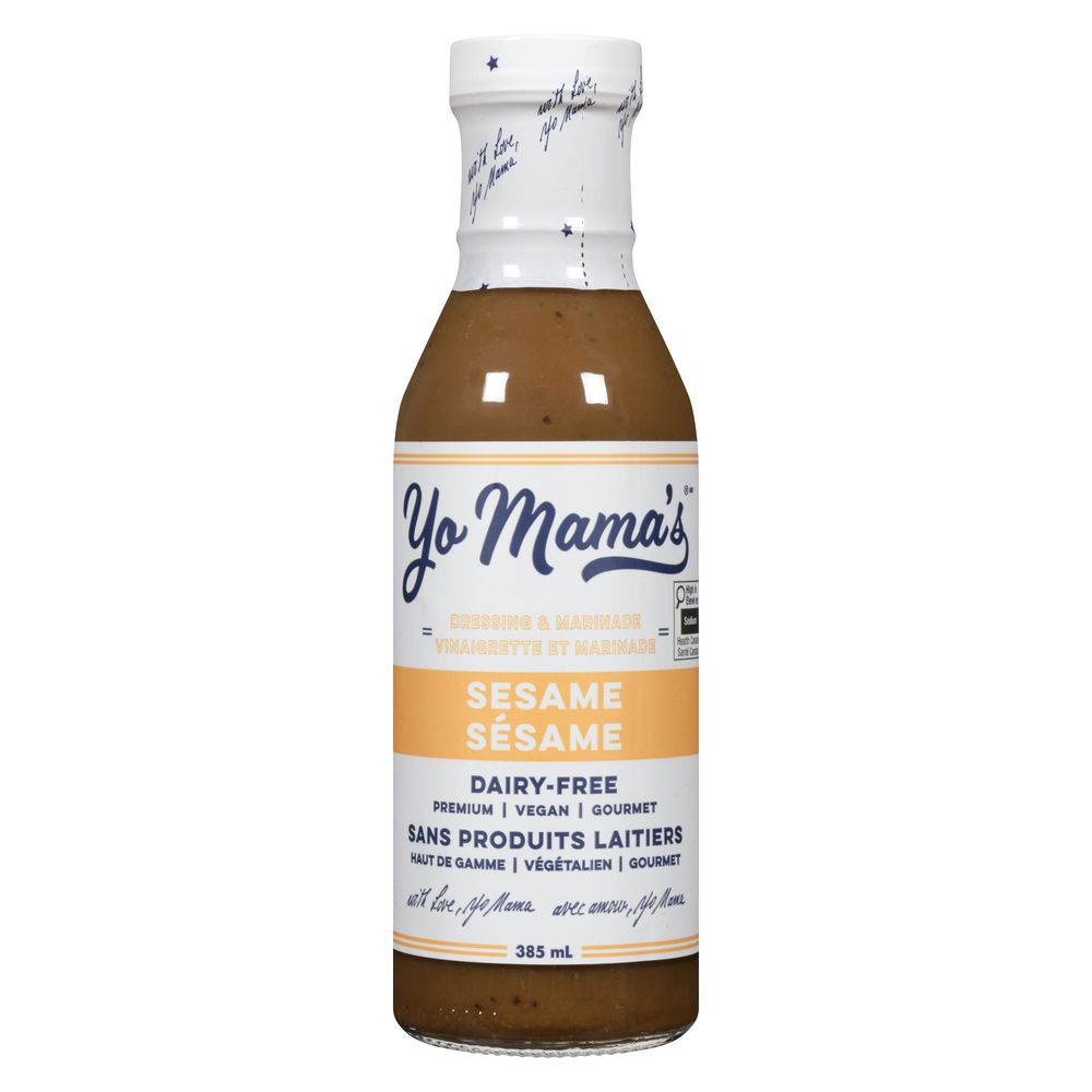 Yo Mama's Dairy Free Sesame Dressing And Marinade, 385 Ml