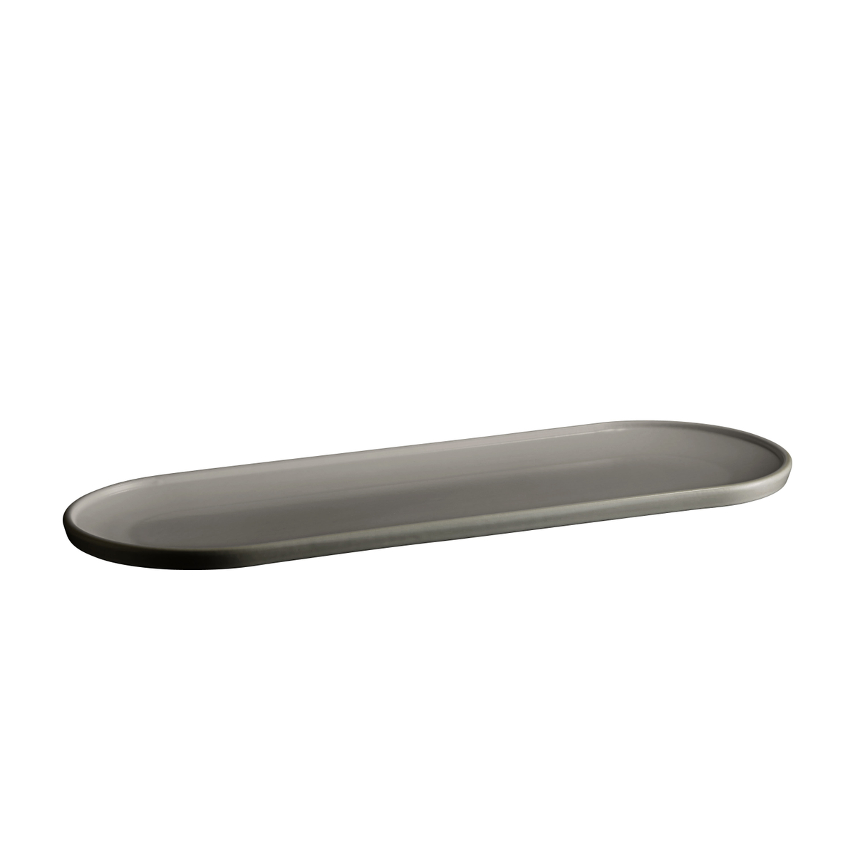 Emile Henry Pearl Grey Welcome Long Tray, 42 X 15 X 1.7cm