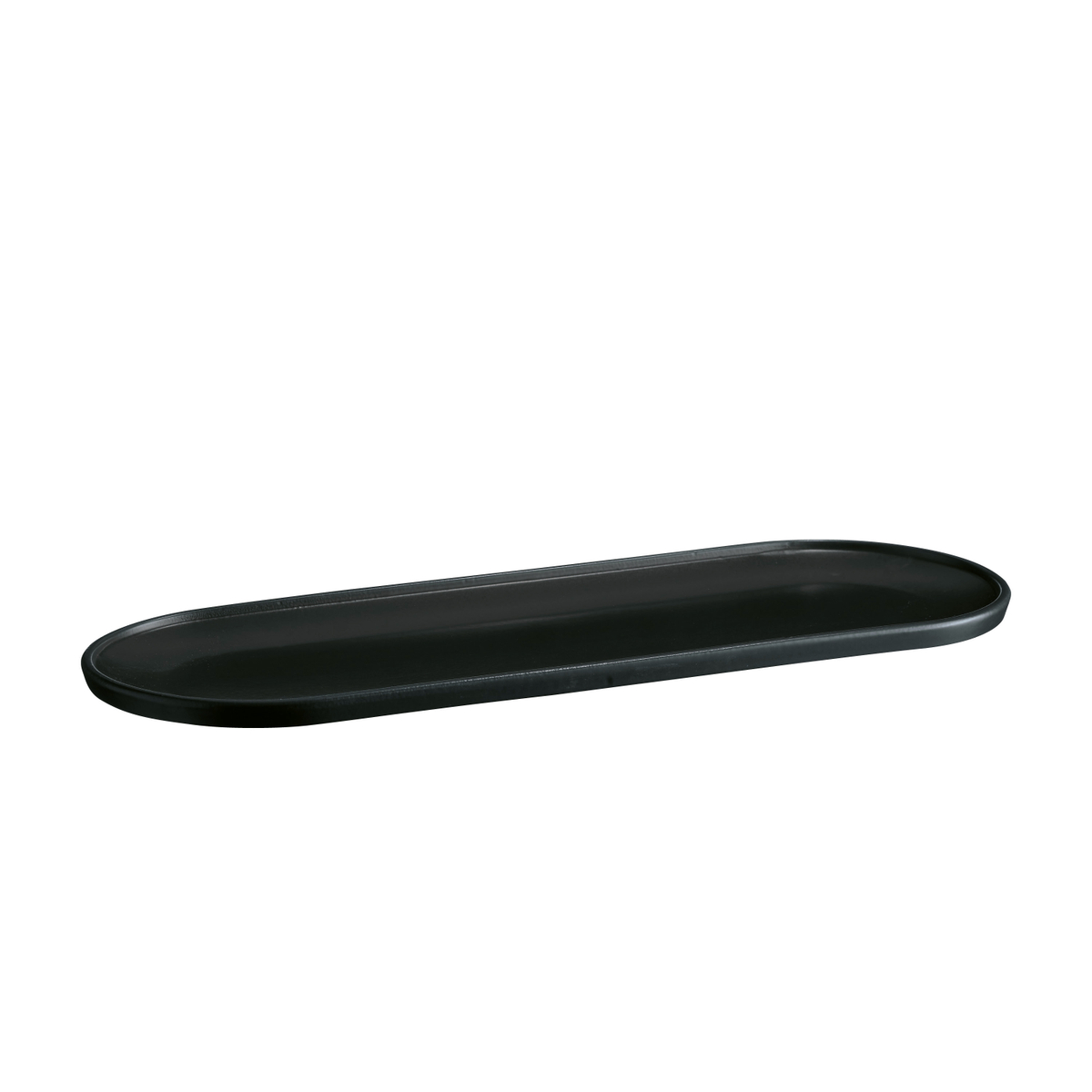 Emile Henry Coal Black Welcome Long Tray, 42 X 15 X 1.7cm