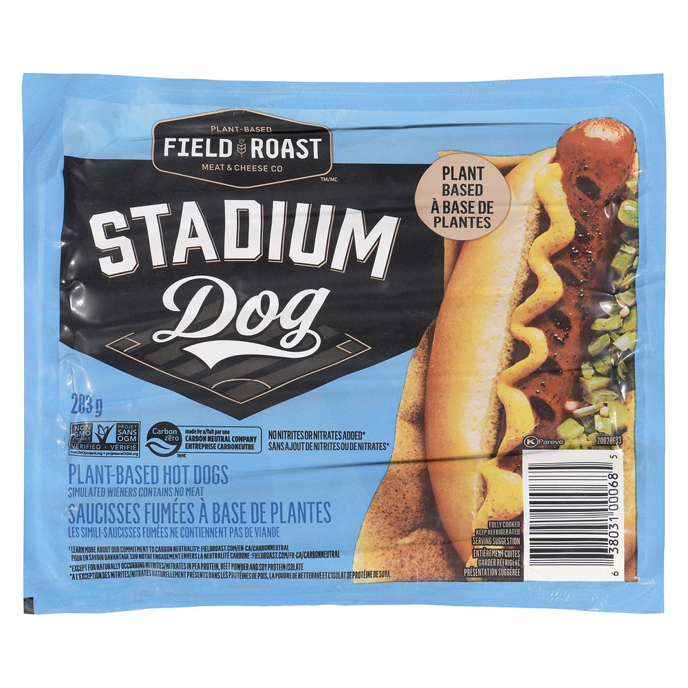 Field Roast Stadium Plant-based Hot Dog, 283 G