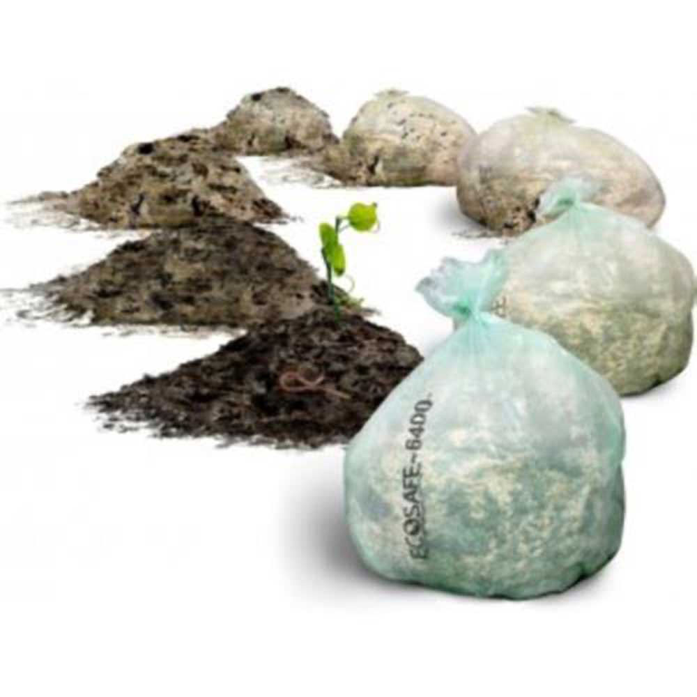 Ecosafe-6400 Compostable Bag/liner, 30 X 42 In -- 135 Per Case