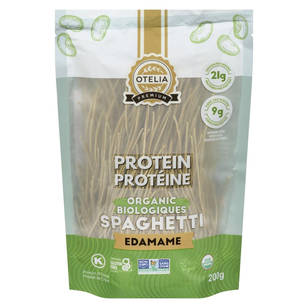 Otelia Organic Protein Edamame Spaghetti, 200 G -- 12 Per Case