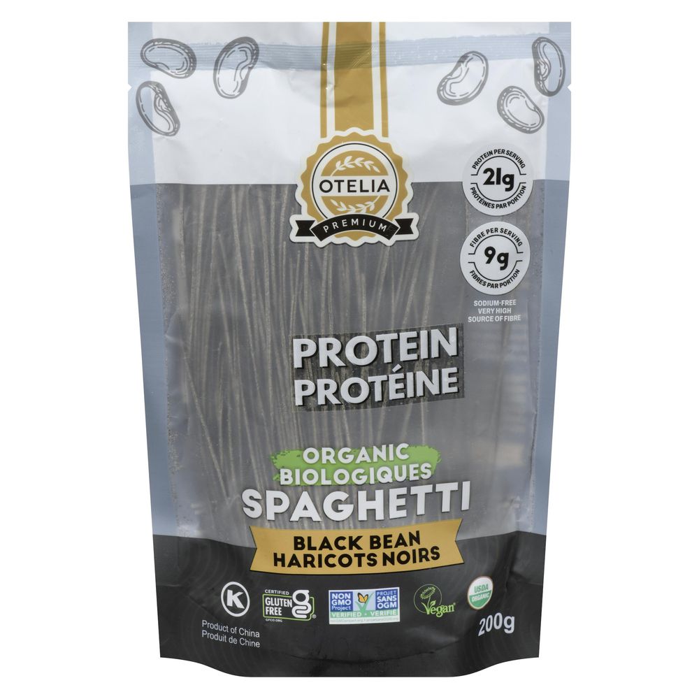 Otelia Organic Black Bean Spaghetti, 200 G -- 12 Per Case