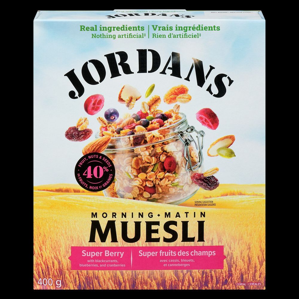 Jordans Morning Super Berry Muesli, 400 G -- 6 Per Case