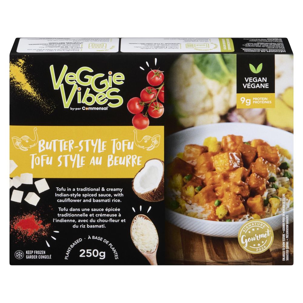 Veggie Vibes Butter Style Tofu, 250 G -- 12 Per Case