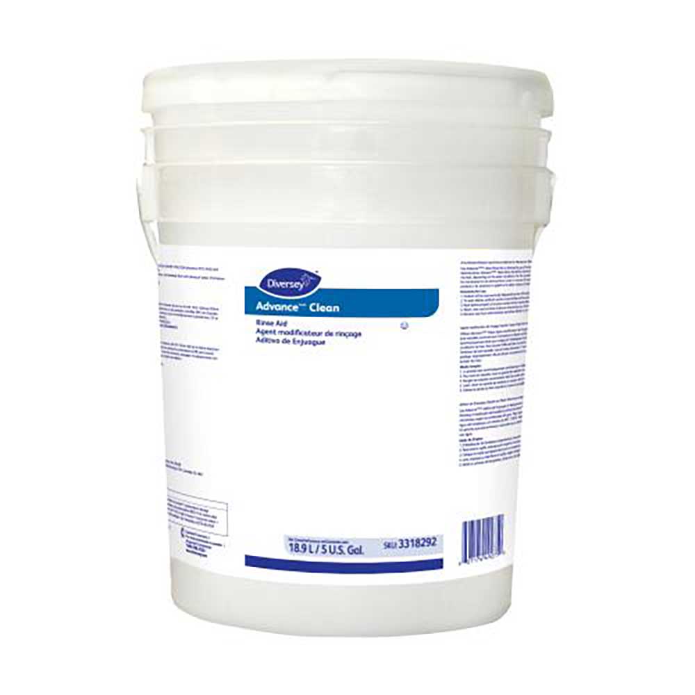 Diversey Advance Lever Clean Rinse Aid, 5 Gal