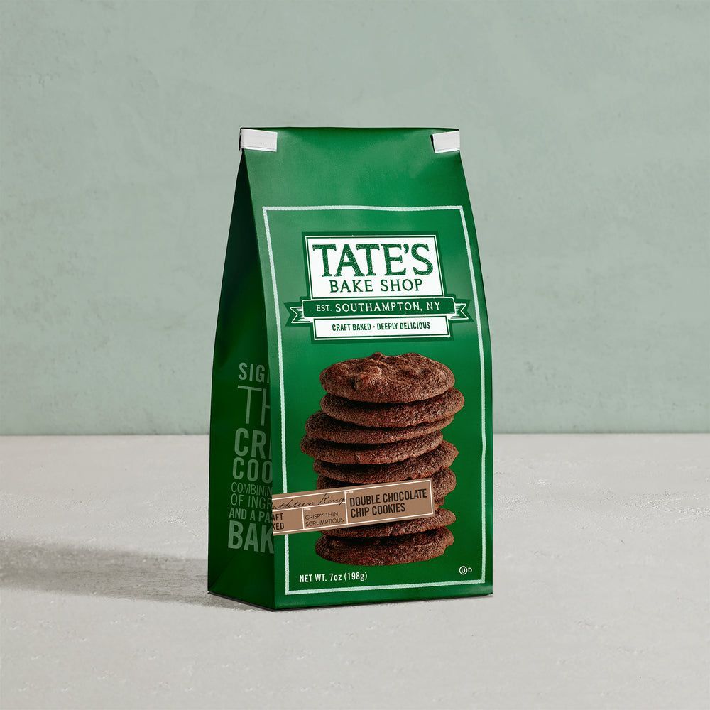 Tate's Bake Shop Double Chocolate Chip Cookies, 198 G -- 12 Per Case