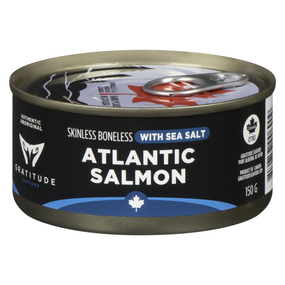 Gratitiude Seafood Skinless Boneless Salmon, 150 G -- 12 Per Case