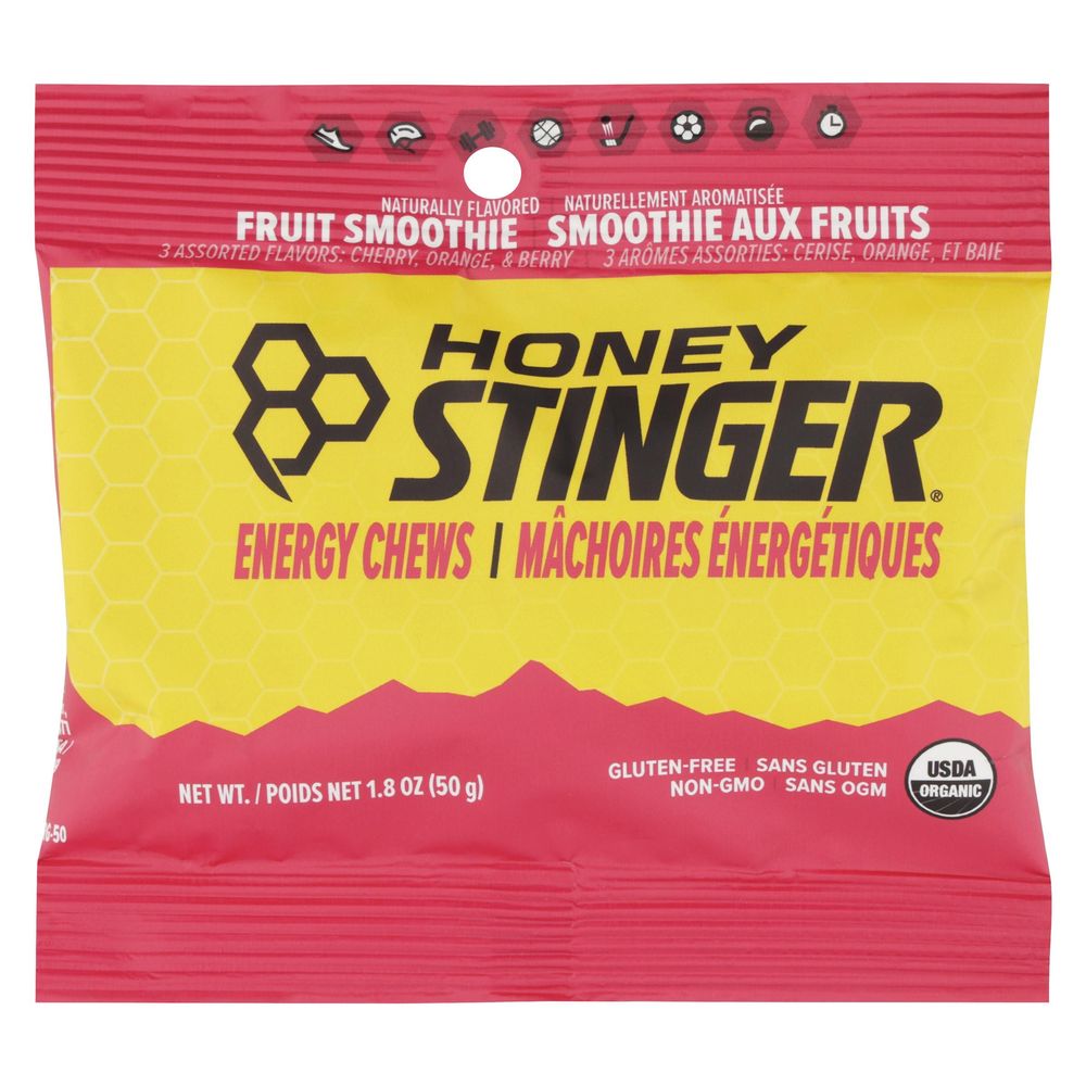 Honey Stinger Fruit Smoothie Energy Chews, 50 G -- 12 Per Case
