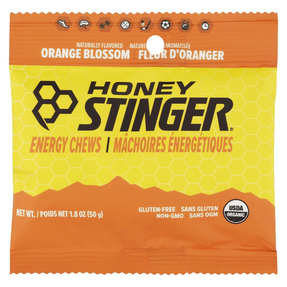 Honey Stinger Orange Blossom Energy Chews, 50 G -- 12 Per Case