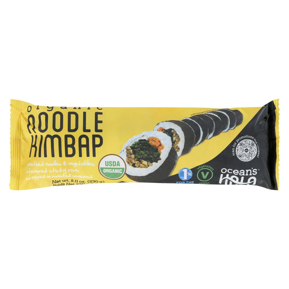 Ocean's Halo Organic Noodle Kimbap Roll, 230 G -- 6 Per Case