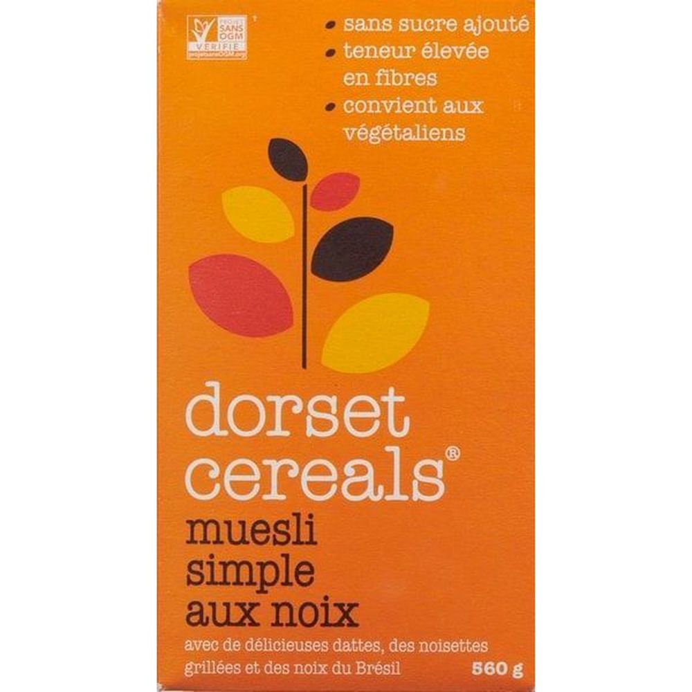 Dorset Muesli Simply Nutty De Céréales, 560 G – 8 Sachets Par Boîte