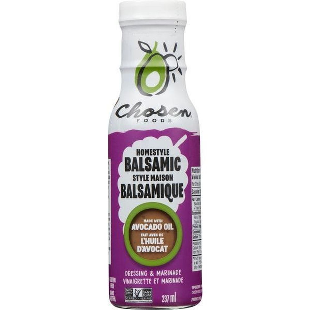 Chosen Foods Homestyle Balsamic Dressing And Marinade, 237 Ml -- 6 Per Case