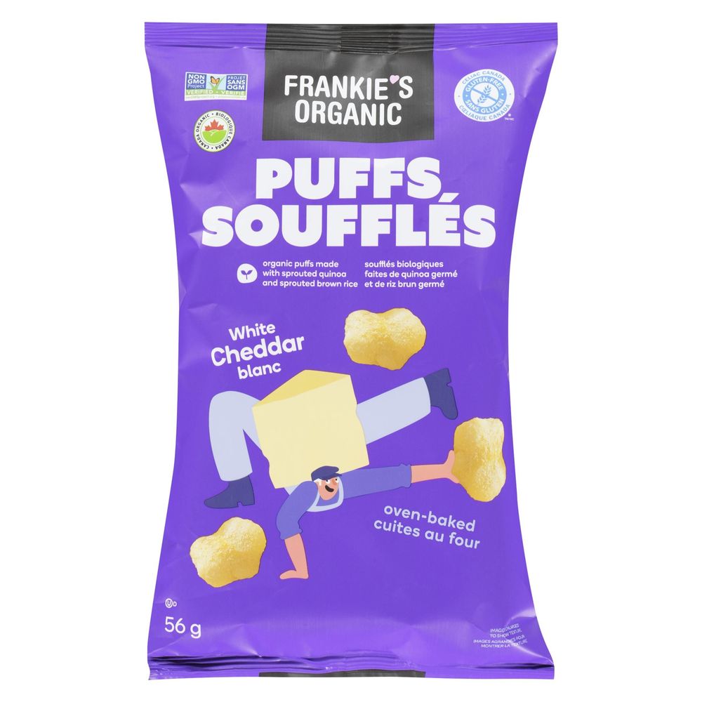 Frankie's Organic White Cheddar Puffs, 56 G