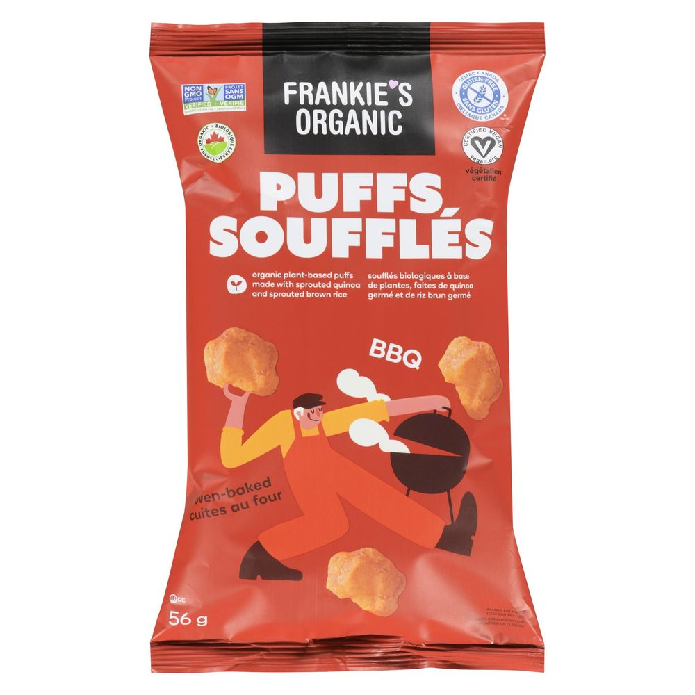 Frankie's Organic Bbq Puffs, 56 G