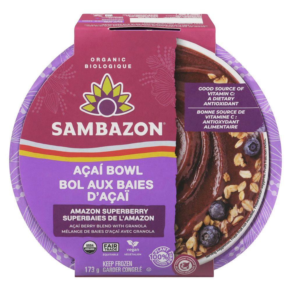 Sambazon ,mélange De Baies D'açaï Bio Avec Granola, 173 G