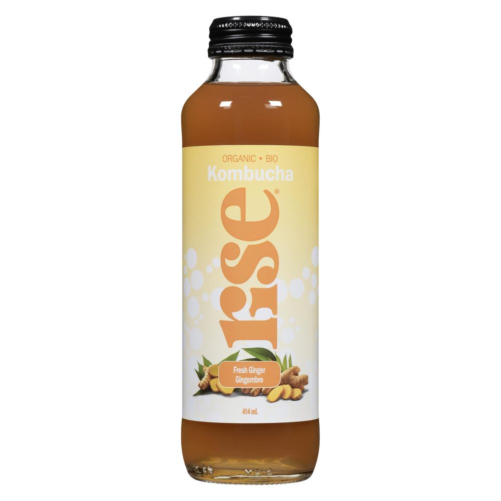 Rise Fresh Ginger Kombucha, 414 Ml