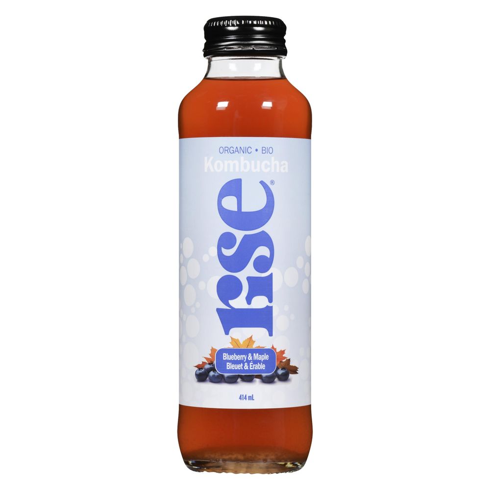 Rise Blueberry And Maple Kombucha, 414 Ml