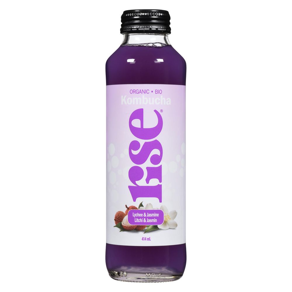Rise Lychee And Jasmine Kombucha, 414 Ml