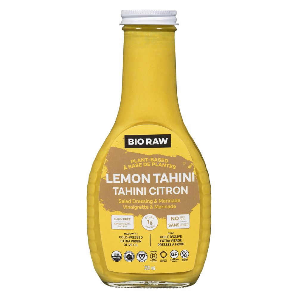 Bio Raw Lemon Tahini Dressing And Marinade, 250 Ml