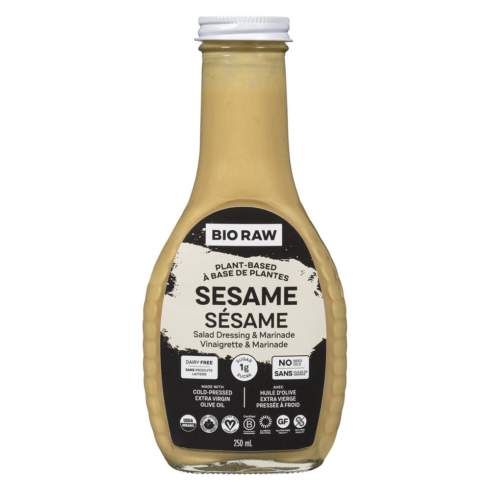 Bio Raw Sesame Dressing And Marinade, 250 Ml