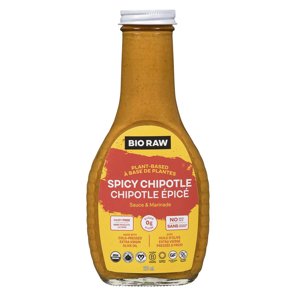 Bio Raw Spicy Chipotle Dressing And Marinade, 250 Ml