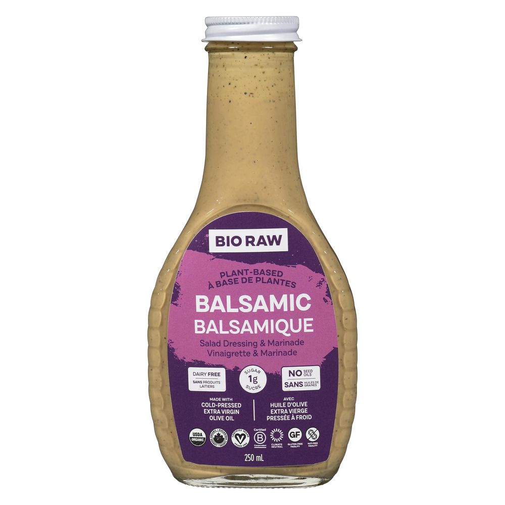 Bio Raw Balsamic Dressing And Marinade, 250 Ml