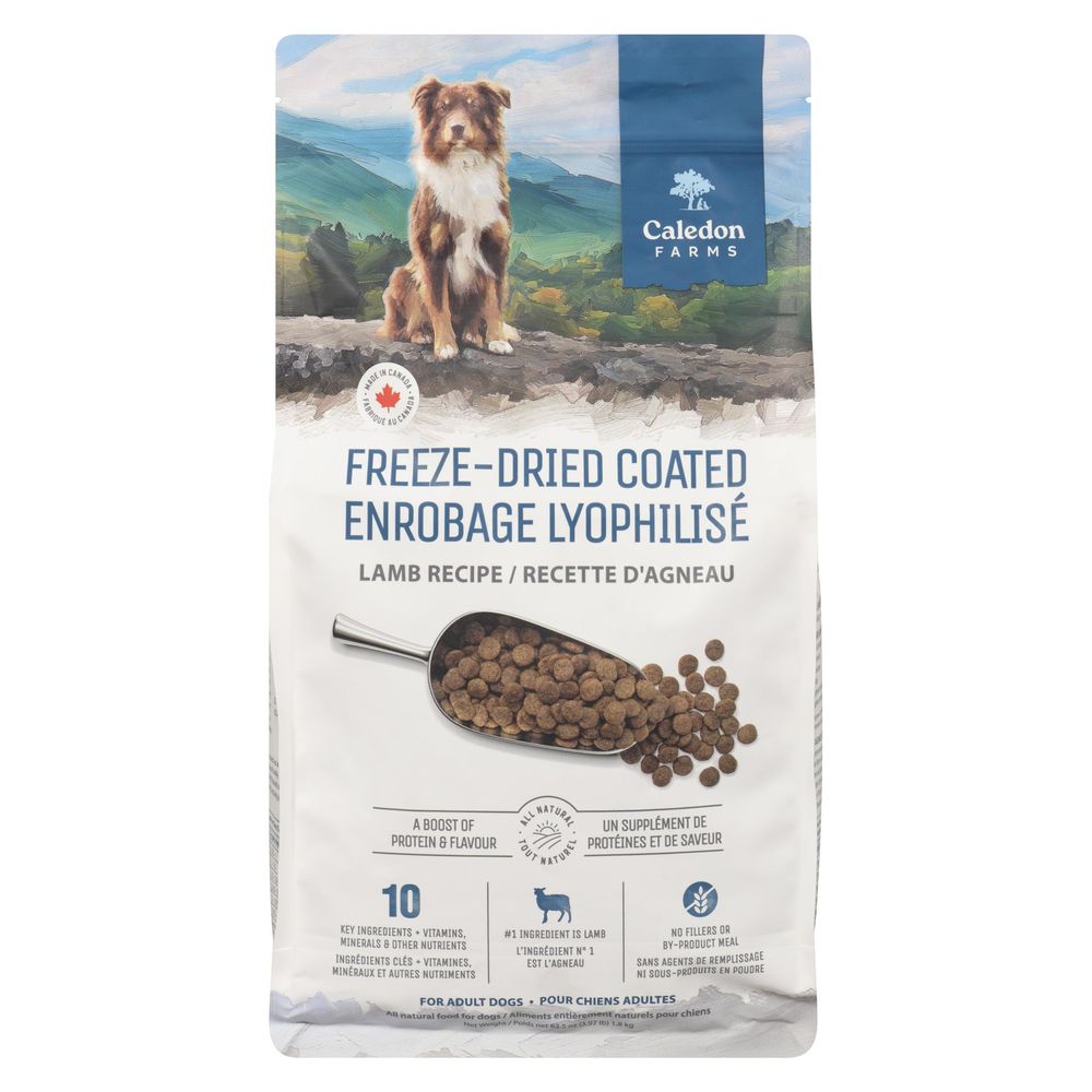Caledon Farms Freeze Dried Coated Lamb Dry Dog Food, 1.8 Kg