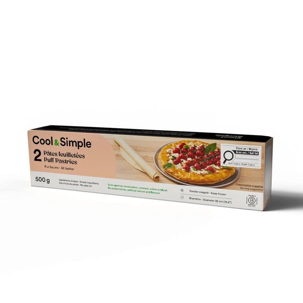 Cool&simple ,2 Feuilletés, 500 G