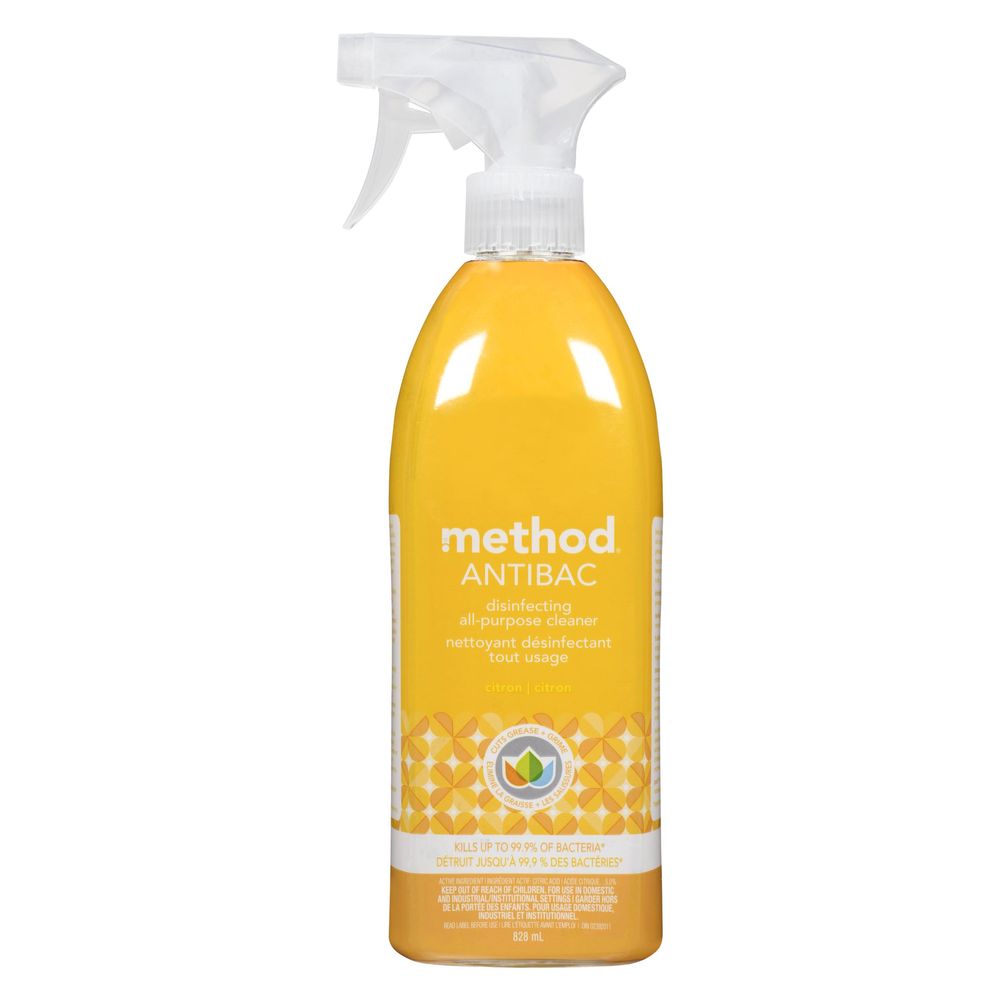 Method Citron Antibacterial All Purpose Cleaner, 828 Ml