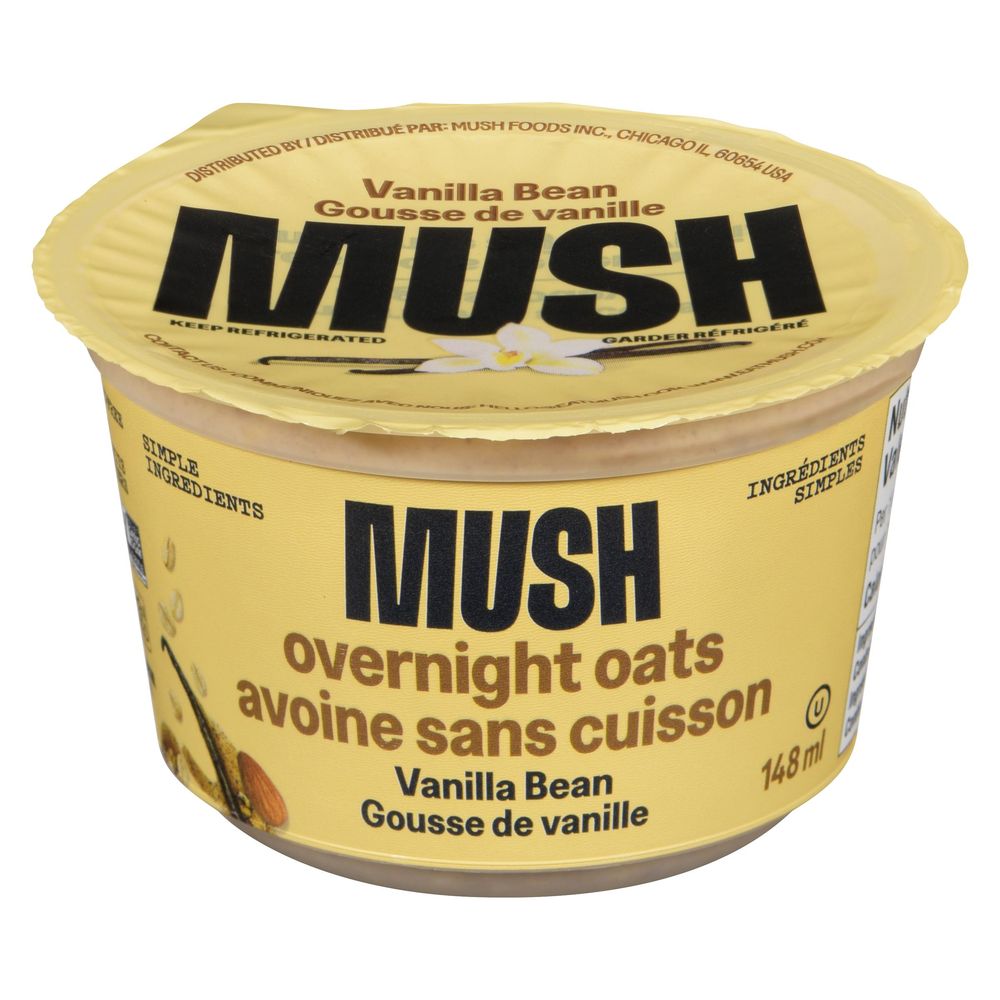 Mush Vanilla Bean Overnight Oats, 5 Oz
