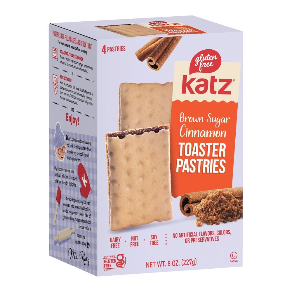 Katz Gluten Free ,pâtisseries Grillées À La Cannelle, 225 G