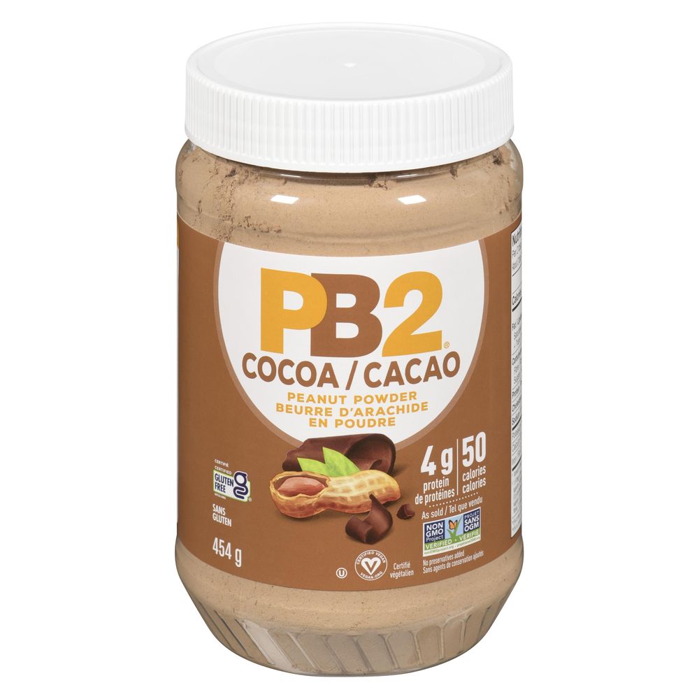 Pb2 Powdered Peanut Butter With Cocoa, 454 G