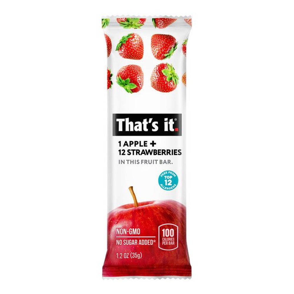 That's It ,barre De Fruits Fraise-pomme, 35 G